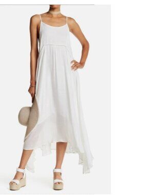 Papillon Sharkbite Hem Maxi Dress